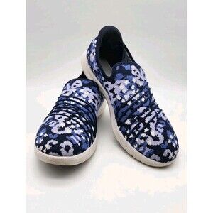 Clarks Cloudsteppers Womens Adella Blue Camo Step Sneaker Sz 8.5 M Pre-owned